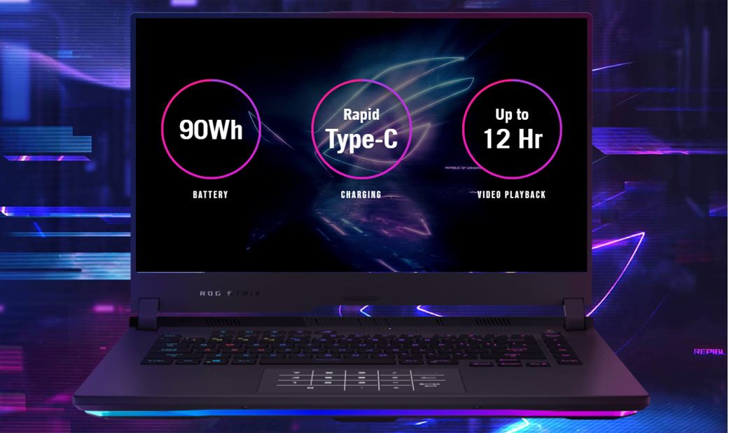 Laptop ASUS ROG Strix G15 G513IH-HN015W pin