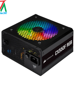 Nguồn máy tính CORSAIR CX550F RGB Black 80 Plus Bronze - 550W - 80 Plus Bronze - Full Modular