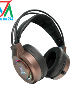 Tai Nghe Eaglend Q6 Brown 7.1 Surround Gaming RGB (Đen Nâu)